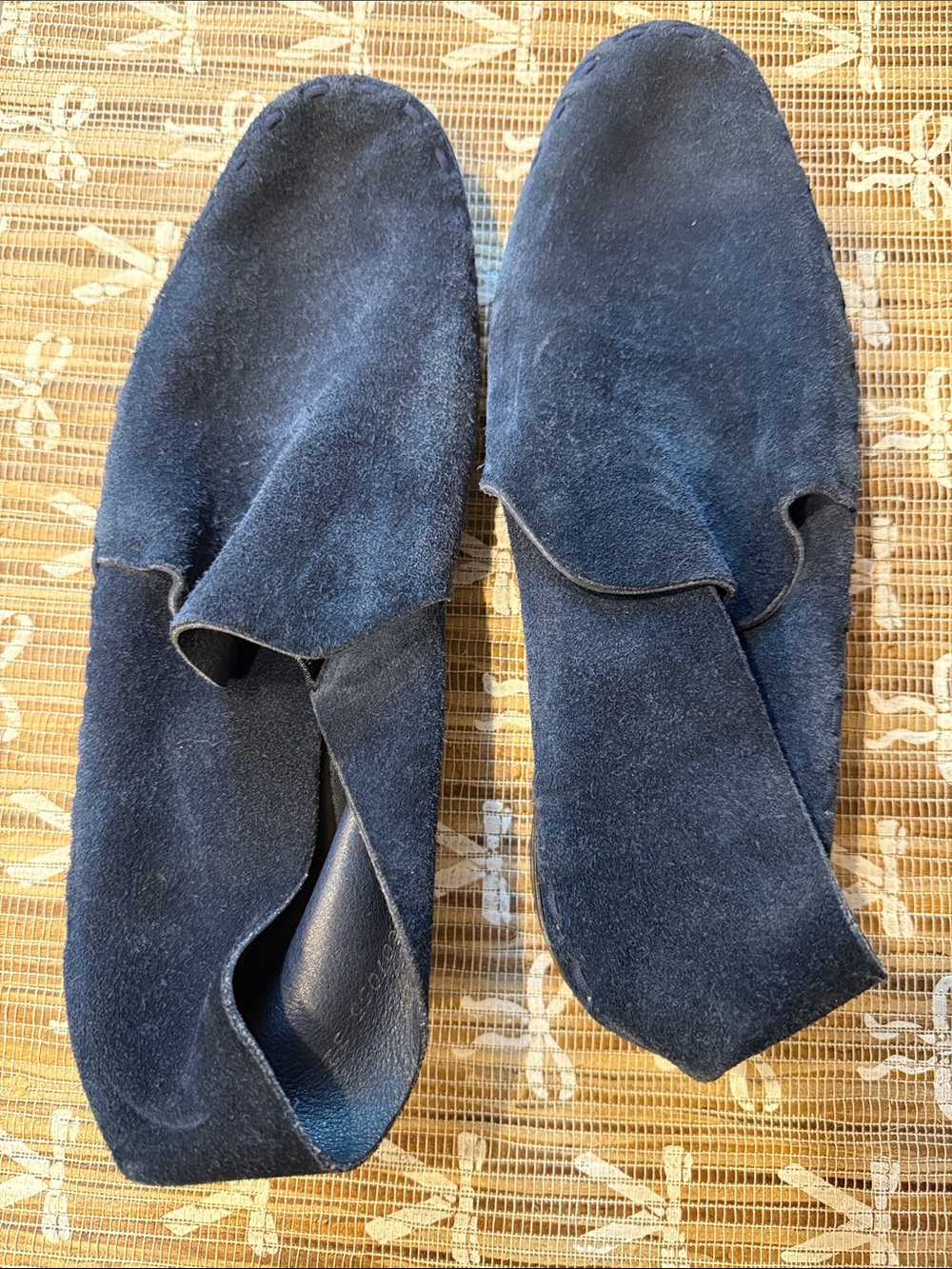 Bally Switzerland Vintage Men's Suede Shoes - Navy